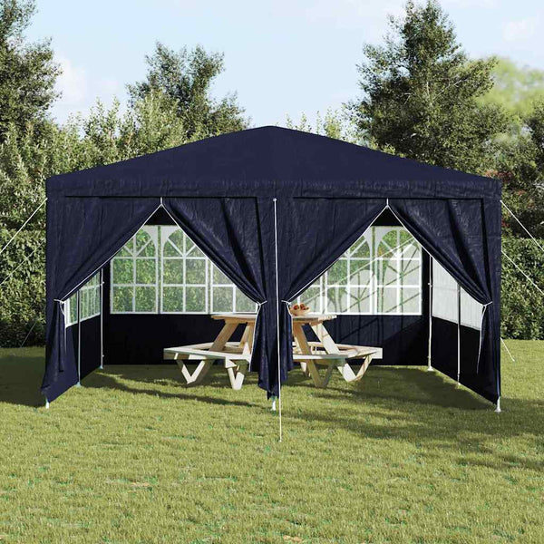 Blaues Partyzelt 4x4m Polyethylen