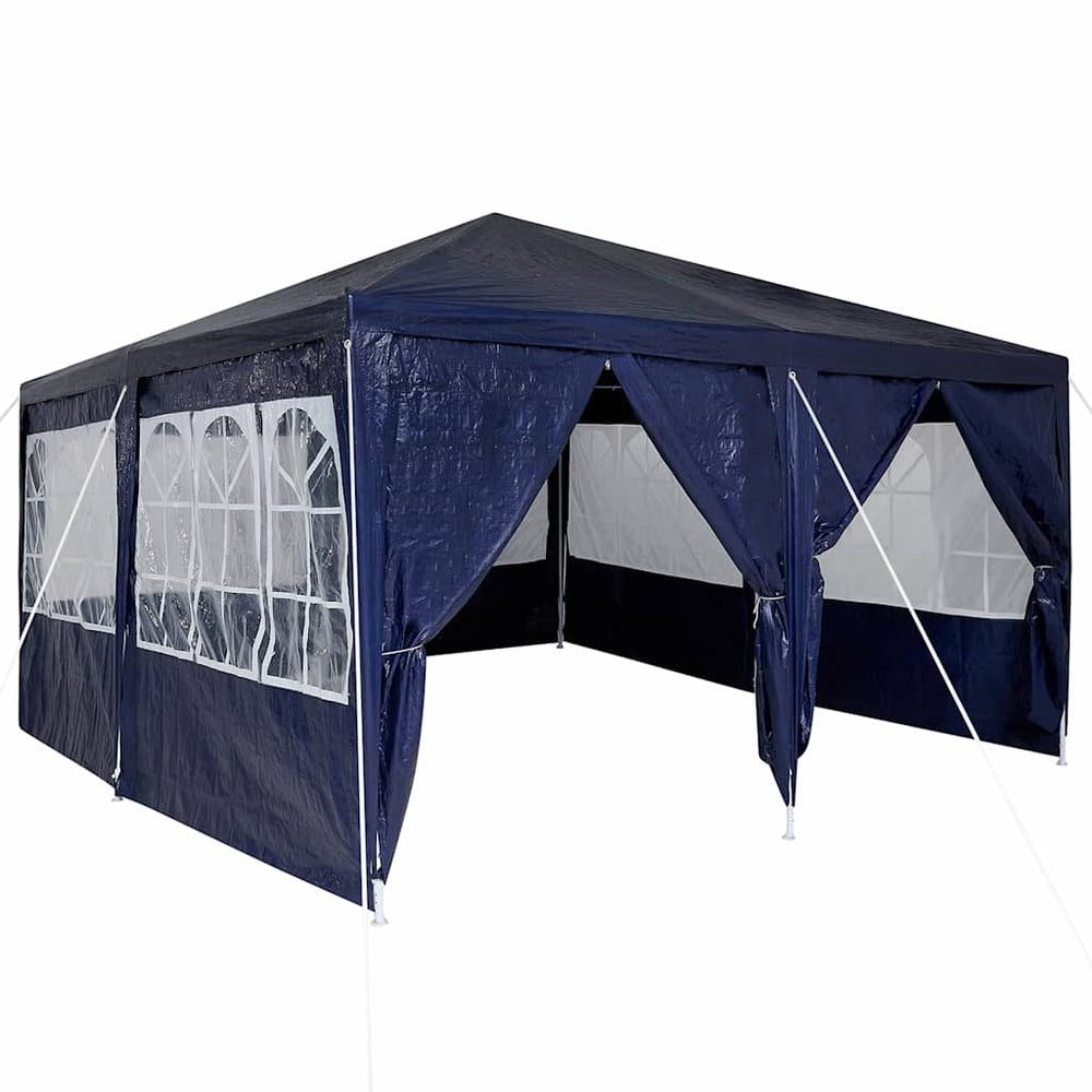 Blaues Partyzelt 4x4m Polyethylen
