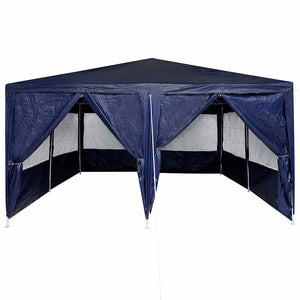 Blaues Partyzelt 4x4m Polyethylen