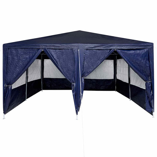 Blaues Partyzelt 4x4m Polyethylen