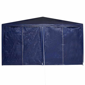 Blaues Partyzelt 4x4m Polyethylen