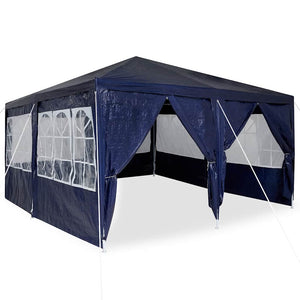 Blaues Partyzelt 4x4m Polyethylen