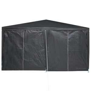 Anthrazit Partyzelt 4x4m Polyethylen
