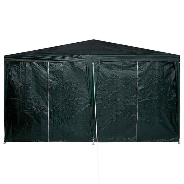 Grünes Partyzelt 4x4m aus Polyethylen