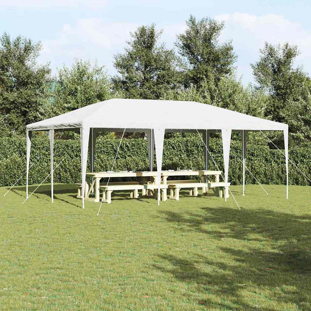 Weißes Partyzelt 6x4m für Garten & Events