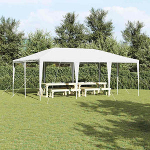 Weißes Partyzelt 6x4m für Garten & Events