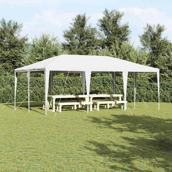 Weißes Partyzelt 6x4m für Garten & Events