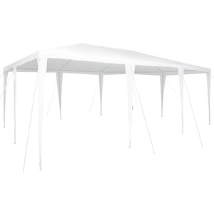 Weißes Partyzelt 6x4m für Garten & Events