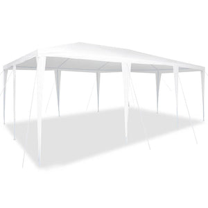 Weißes Partyzelt 6x4m für Garten & Events