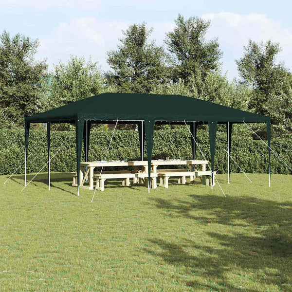 Grünes Partyzelt 6x4m für Garten & Events