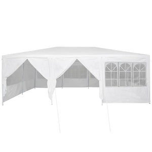 Party Zelt Weiß 6x4m Polyethylen