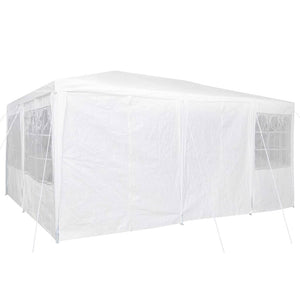 Party Zelt Weiß 6x4m Polyethylen