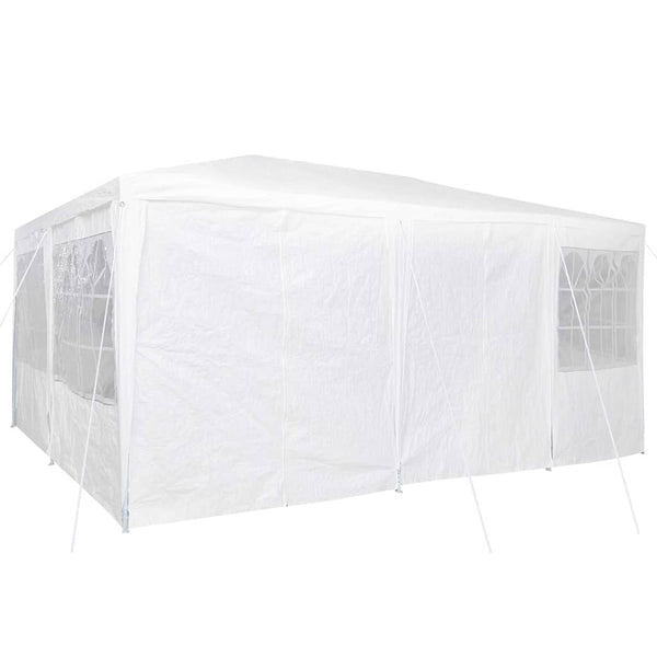 Party Zelt Weiß 6x4m Polyethylen