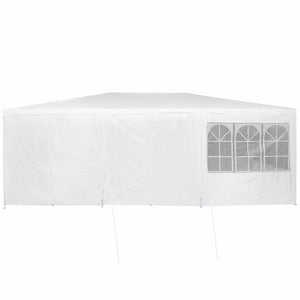 Party Zelt Weiß 6x4m Polyethylen