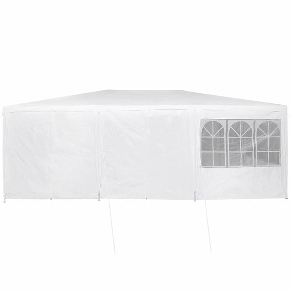 Party Zelt Weiß 6x4m Polyethylen