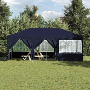 Blaues Partyzelt 6x4 m