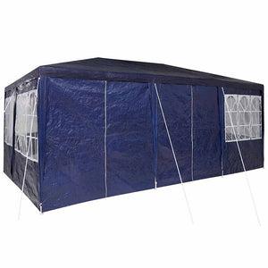 Blaues Partyzelt 6x4 m