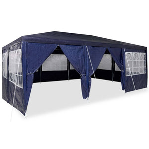 Blaues Partyzelt 6x4 m