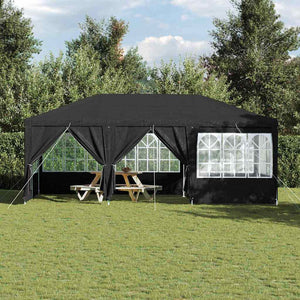 Party Zelt Anthrazit 6x4m Polyethylen