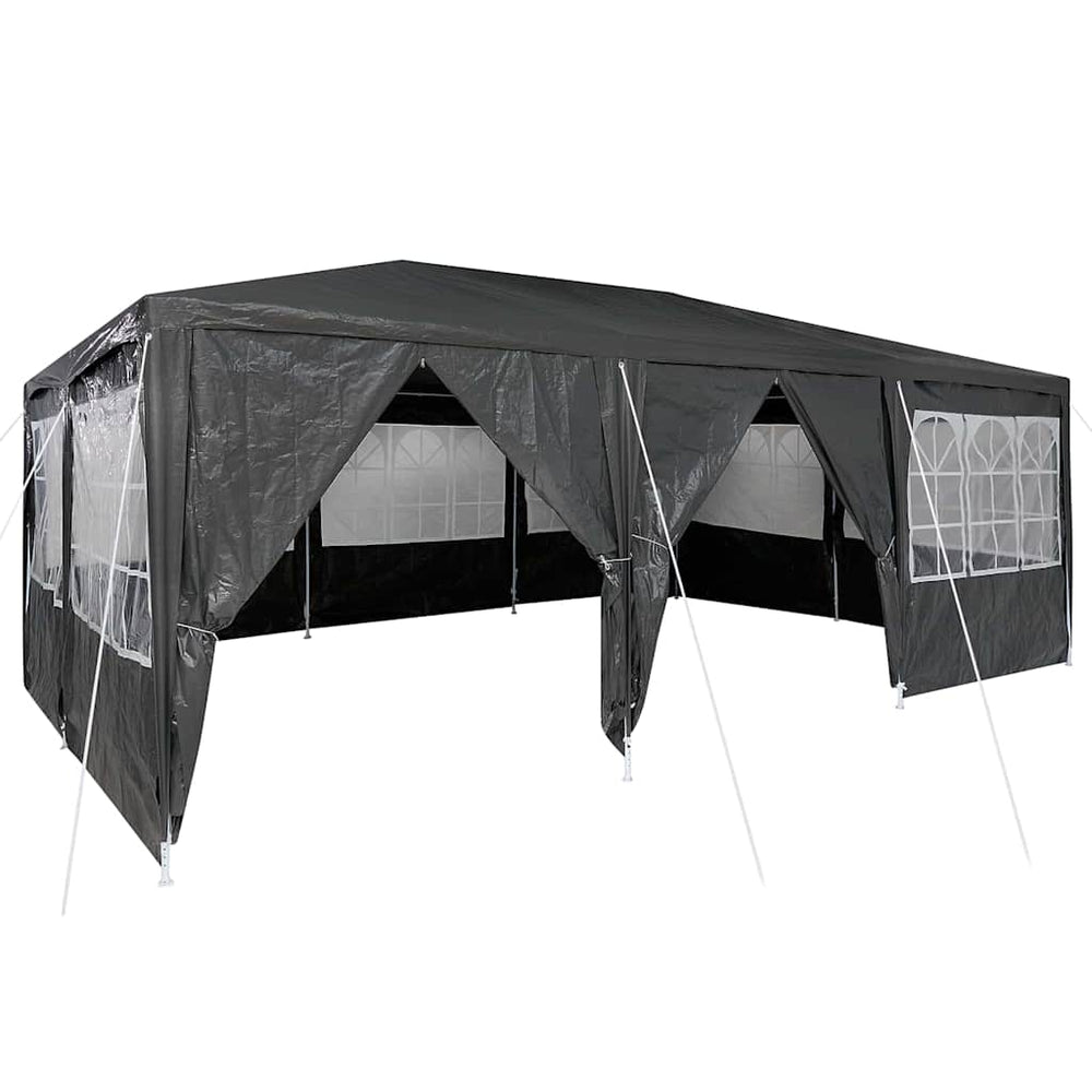 Party Zelt Anthrazit 6x4m Polyethylen