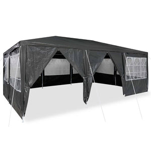 Party Zelt Anthrazit 6x4m Polyethylen