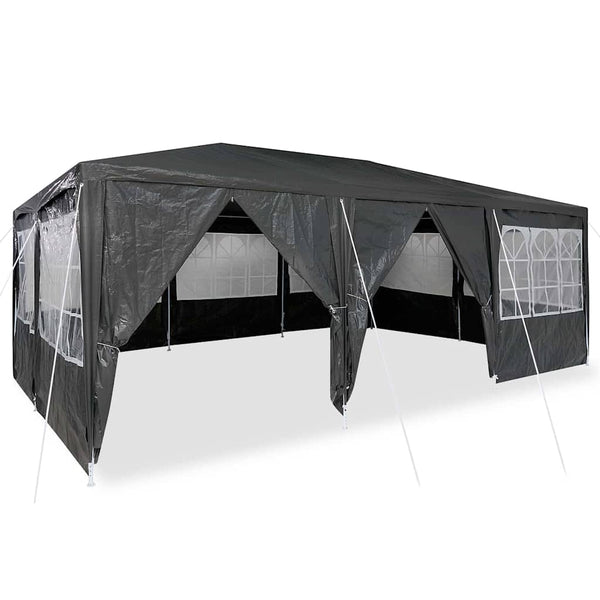 Party Zelt Anthrazit 6x4m Polyethylen