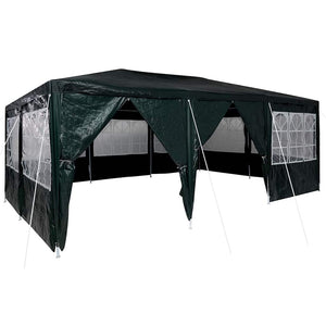 Grünes Partyzelt 6x4m Polyethylen
