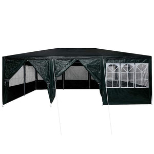Grünes Partyzelt 6x4m Polyethylen