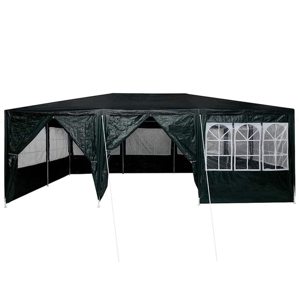 Grünes Partyzelt 6x4m Polyethylen