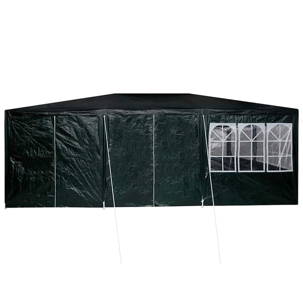 Grünes Partyzelt 6x4m Polyethylen