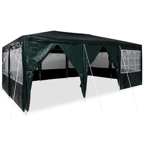 Grünes Partyzelt 6x4m Polyethylen