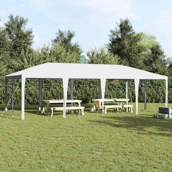Weißes Partyzelt 8x4m für Garten & Events