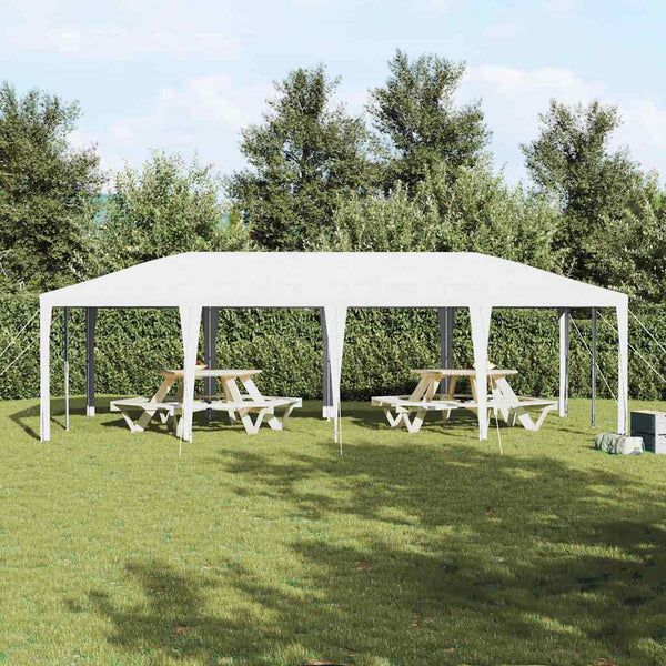 Weißes Partyzelt 8x4m für Garten & Events