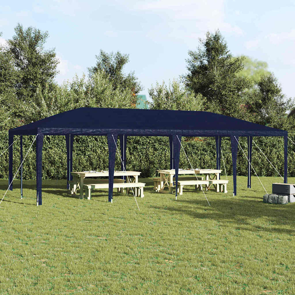 Blaues Partyzelt 8x4m für Garten & Events
