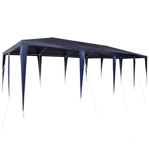 Blaues Partyzelt 8x4m für Garten & Events