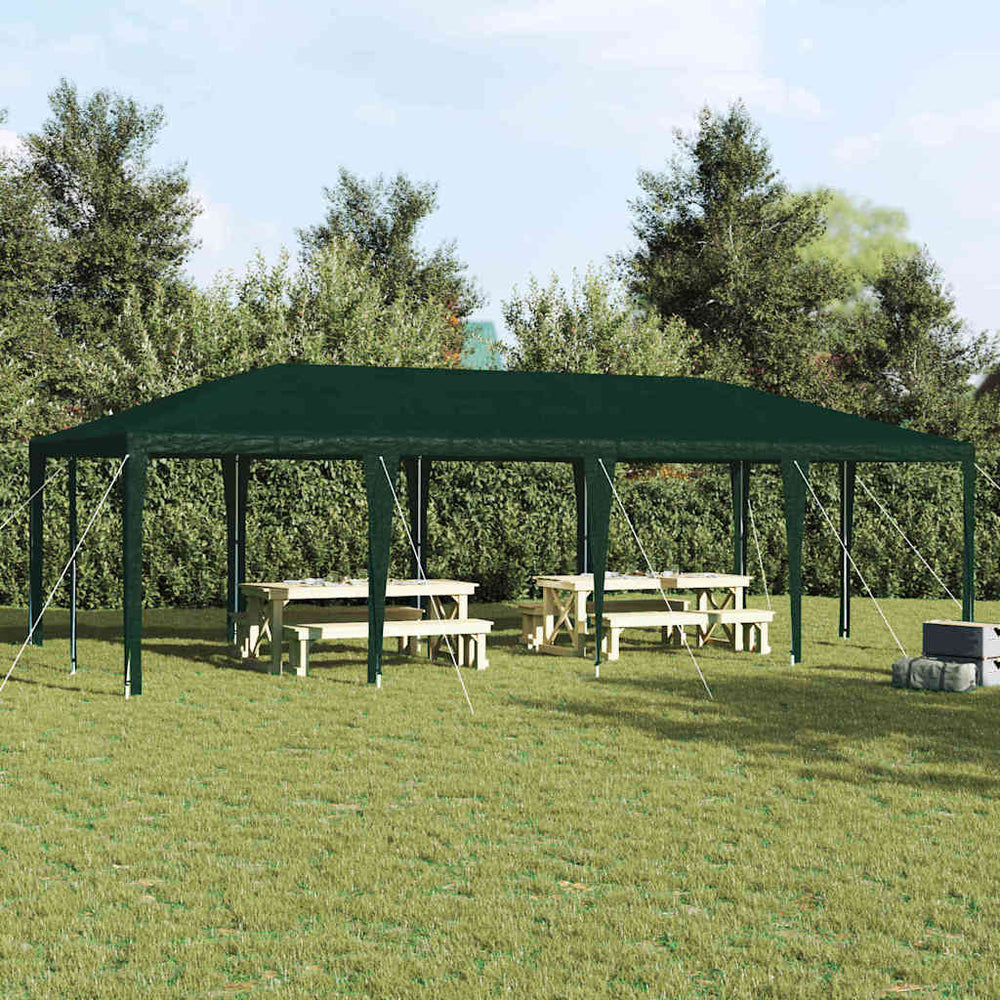 Grünes Partyzelt 8x4m für Garten & Events