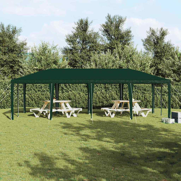 Grünes Partyzelt 8x4m für Garten & Events