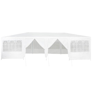 Weißes Partyzelt 8x4m