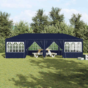 Blaues Partyzelt 8x4m