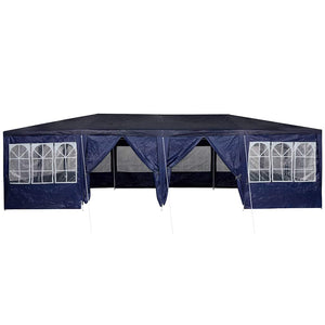 Blaues Partyzelt 8x4m