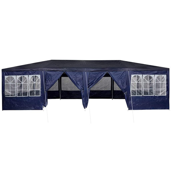 Blaues Partyzelt 8x4m