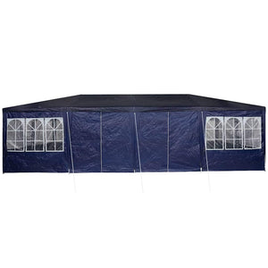 Blaues Partyzelt 8x4m