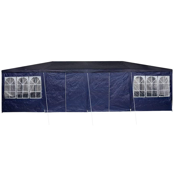 Blaues Partyzelt 8x4m