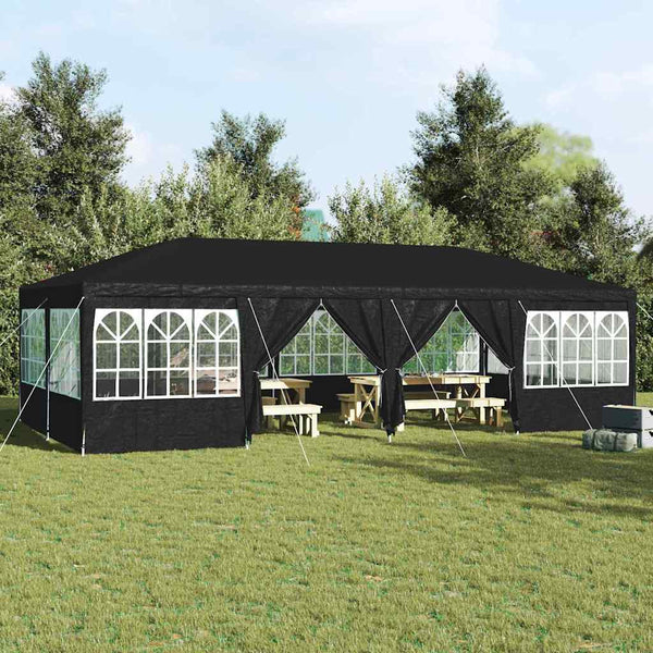 Anthrazit Partyzelt 8x4m Polyethylen