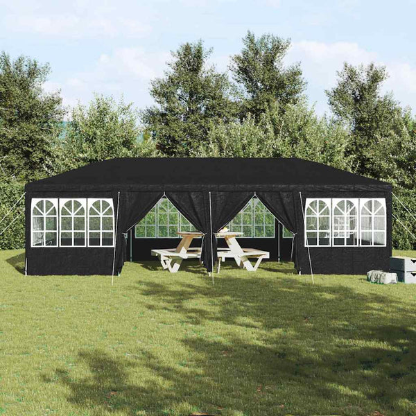 Anthrazit Partyzelt 8x4m Polyethylen