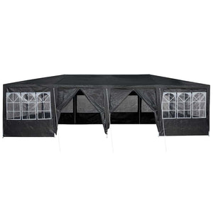 Anthrazit Partyzelt 8x4m Polyethylen