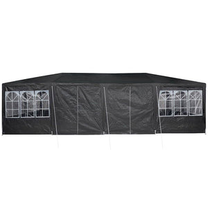 Anthrazit Partyzelt 8x4m Polyethylen