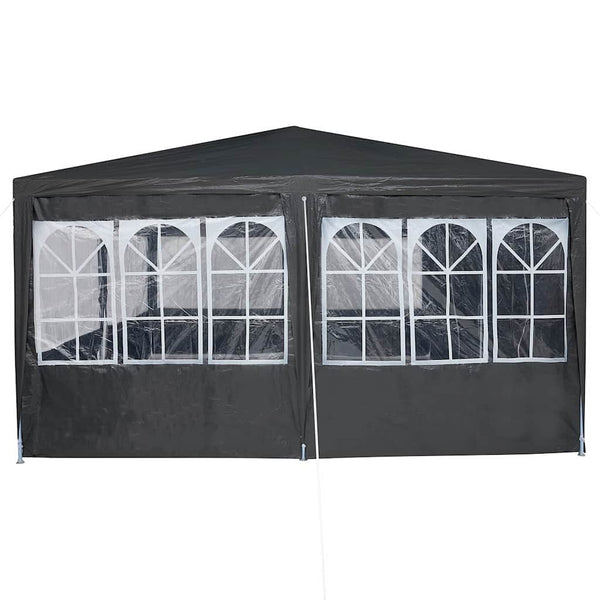 Anthrazit Partyzelt 8x4m Polyethylen