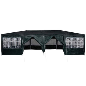 Grünes Partyzelt 8x4m