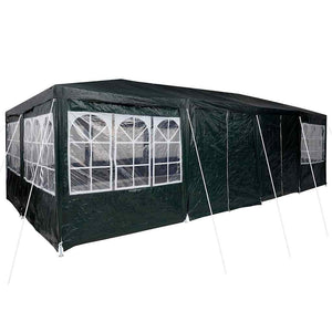 Grünes Partyzelt 8x4m